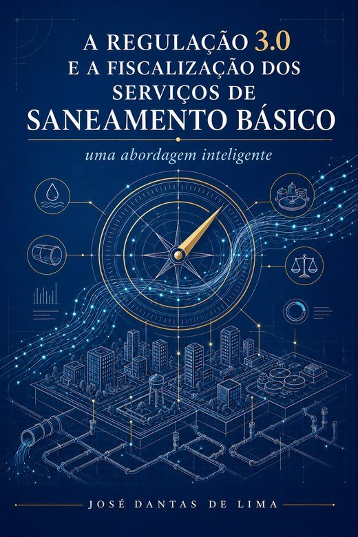Capa do livro A Regulação 3.0 e a Fiscalização dos Serviços de Saneamento Básico, de José Dantas de Lima