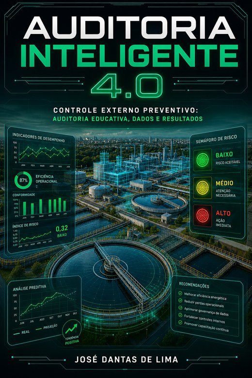 Capa do livro Auditoria Inteligente 4.0, de José Dantas de Lima
